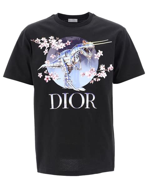 dior t shirt mens black|dior long sleeve shirt men.